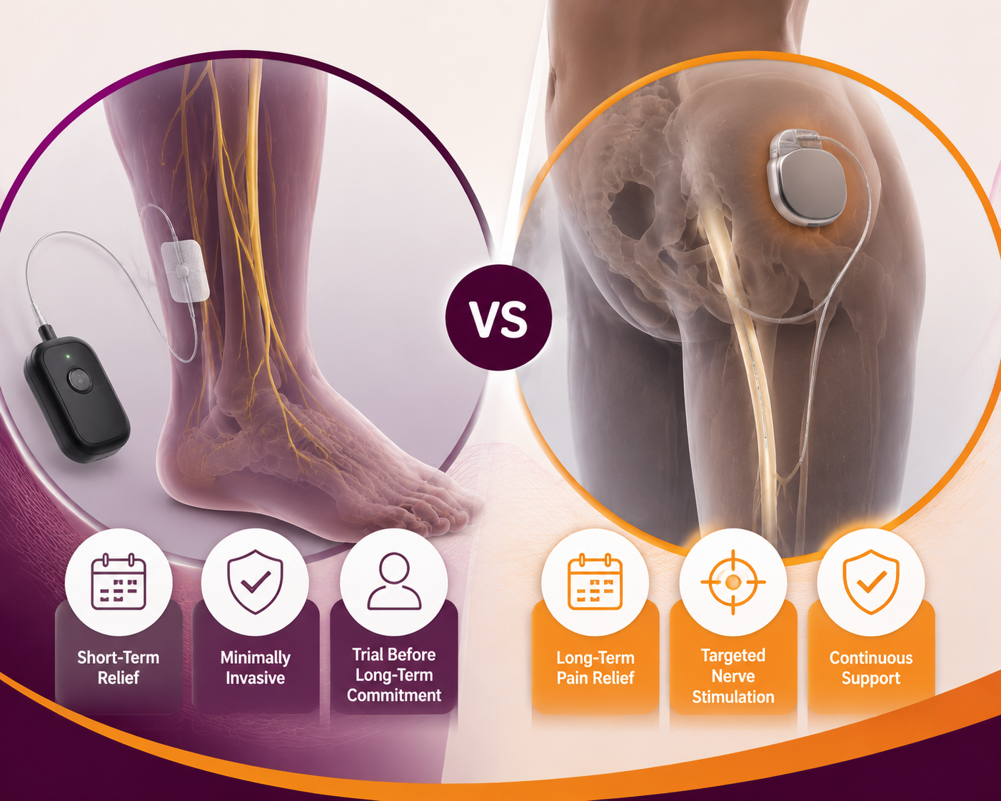 Temporary vs Permanent Peripheral Nerve Stimulation Devices Explained